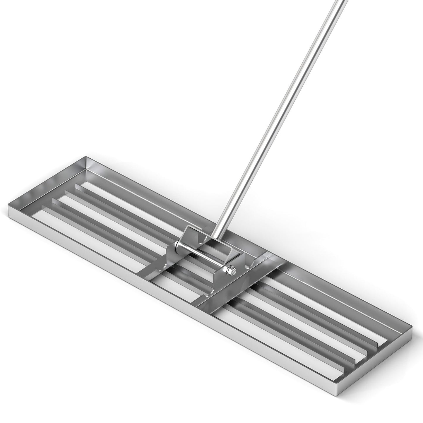 36 x 10 Inch Lawn Leveling Rake with Ergonomic Handle