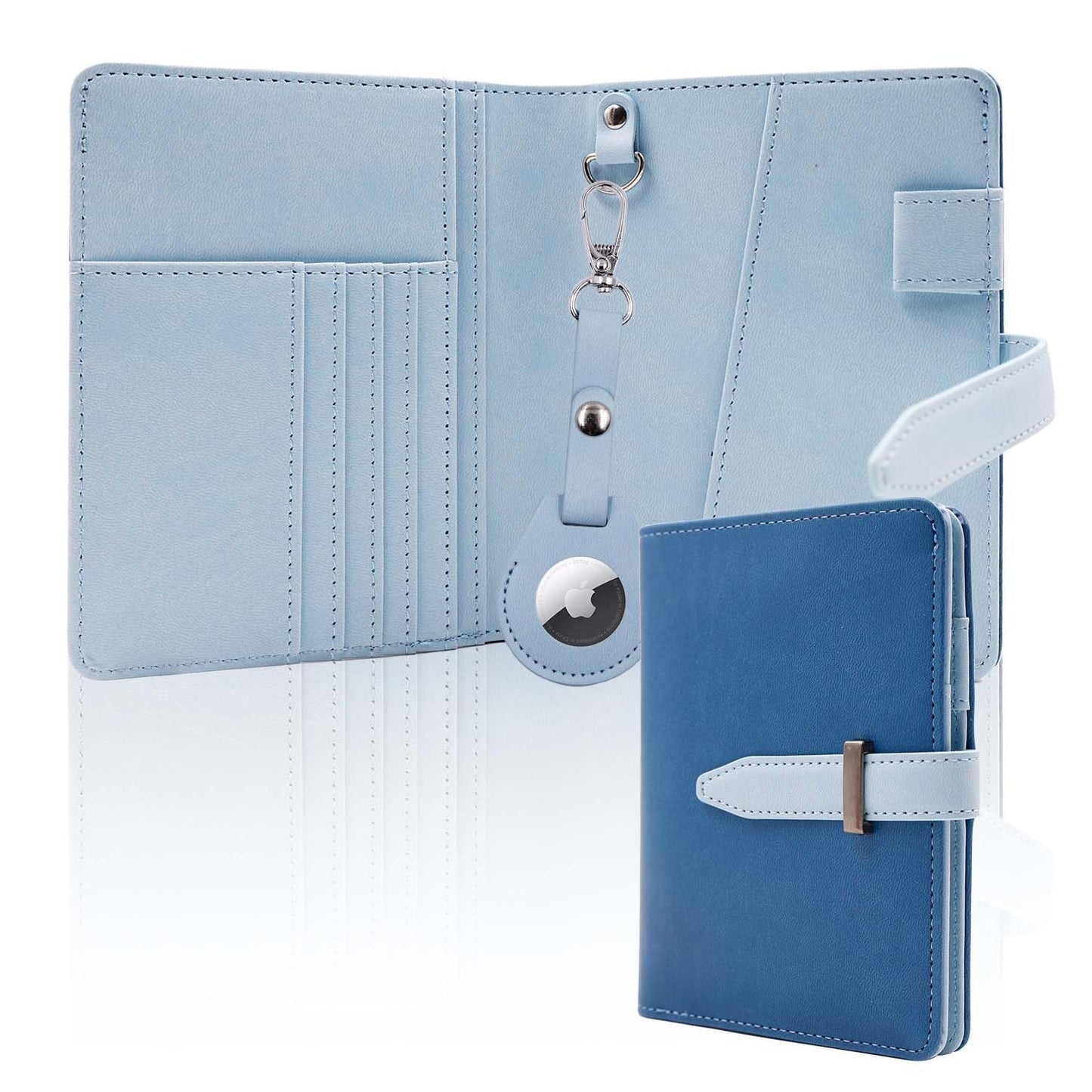 Travel Abroad Certificate Card Holder Ticket Clip