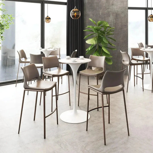 Ace Dark Gray Bar Chair (Set of 2)