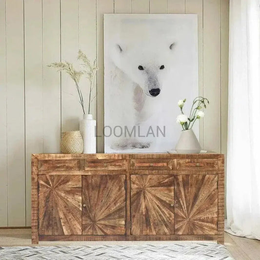 Jarelle Rustic Wooden Sideboard