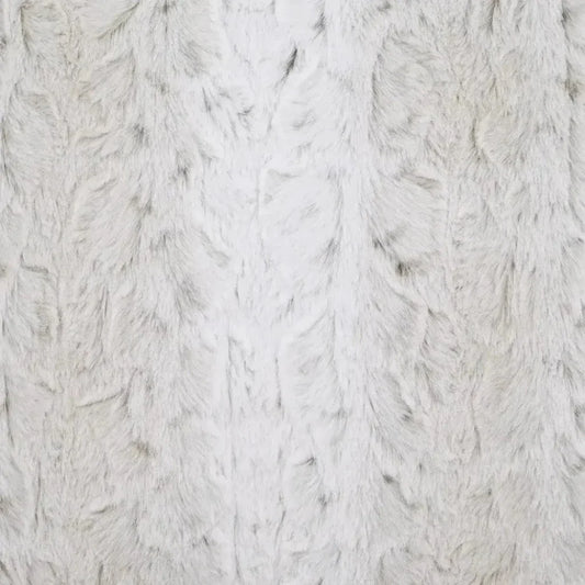 Juneau Fur White Large Throw Pillow Insert