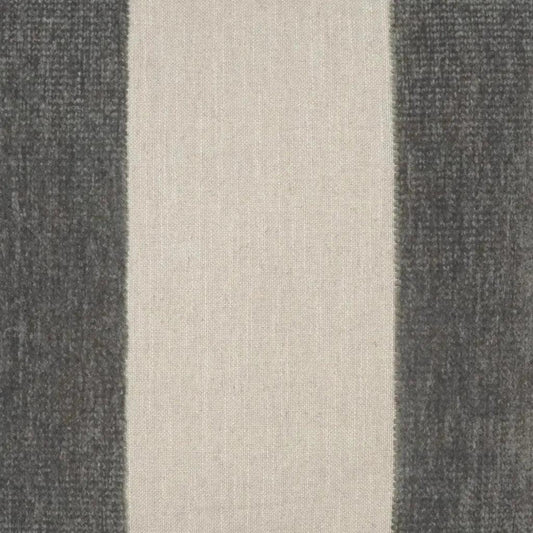 Magritte Slate Ribbon Grey Large Throw Pillow Insert