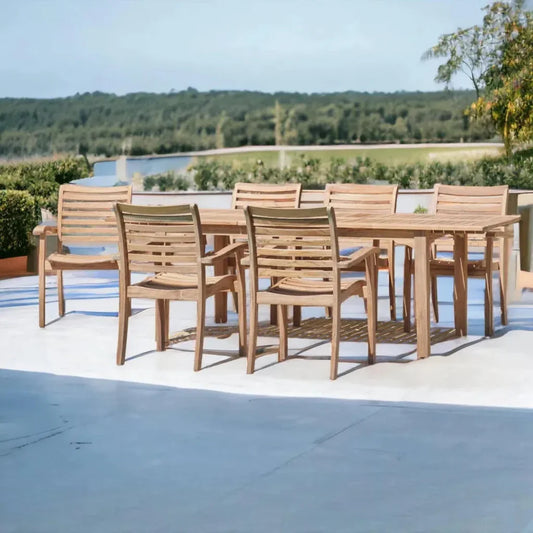 Manorhouse Rectangular Extandable Outdoor Dining Table