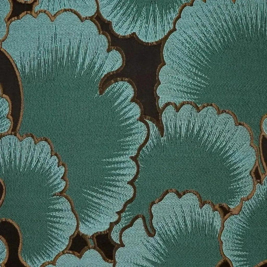 Misha Floral Turquoise Teal Large Throw Pillow Insert