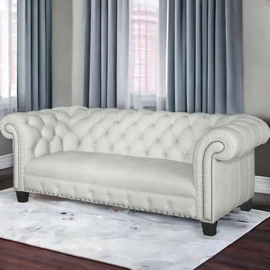 Mono Canyon Custom Leather Couch - American
