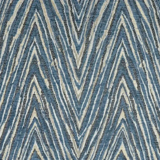 Nanga Blue Glam Chevron Blue Large Throw Pillow Insert