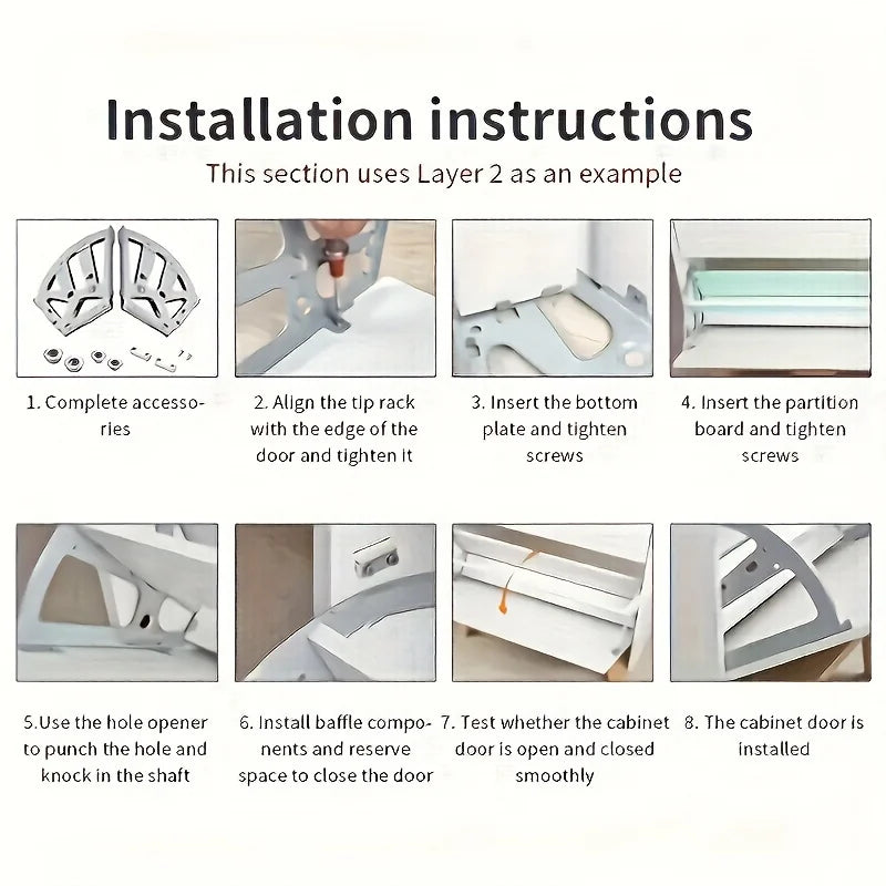 Flip shoe cabinet accessories,flip bucket shoe rack,stainless steel thickened shoe cabinet accessories,hardware hidden flip rack