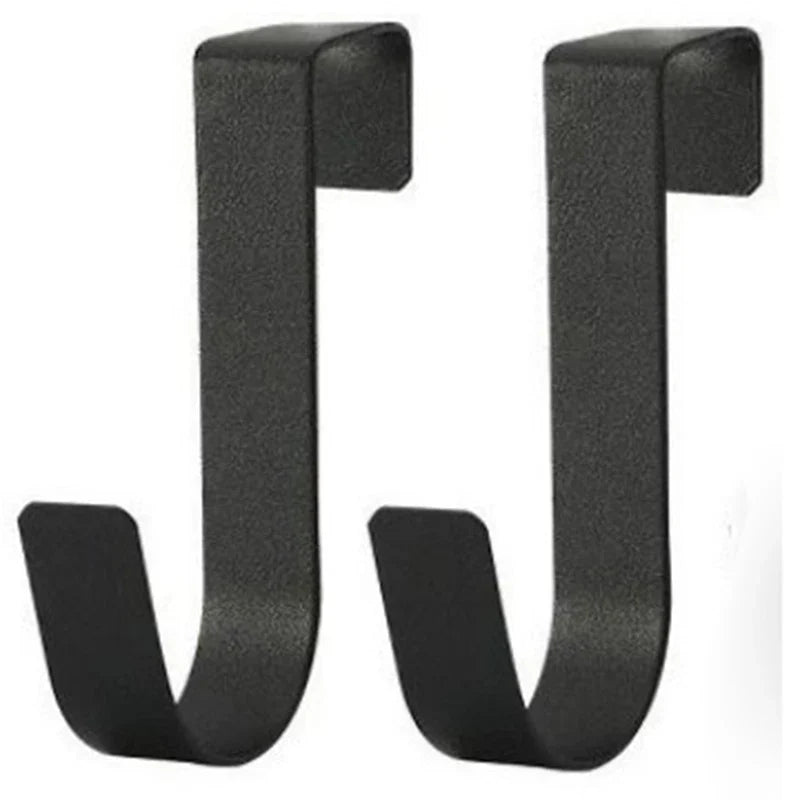 Multi-Purpose Hooks Kitchen Cabinet Door Back Hook Hanging Rack Clothes Coat Hat Towel Hanger Storage Hook Bathroom Accessories
