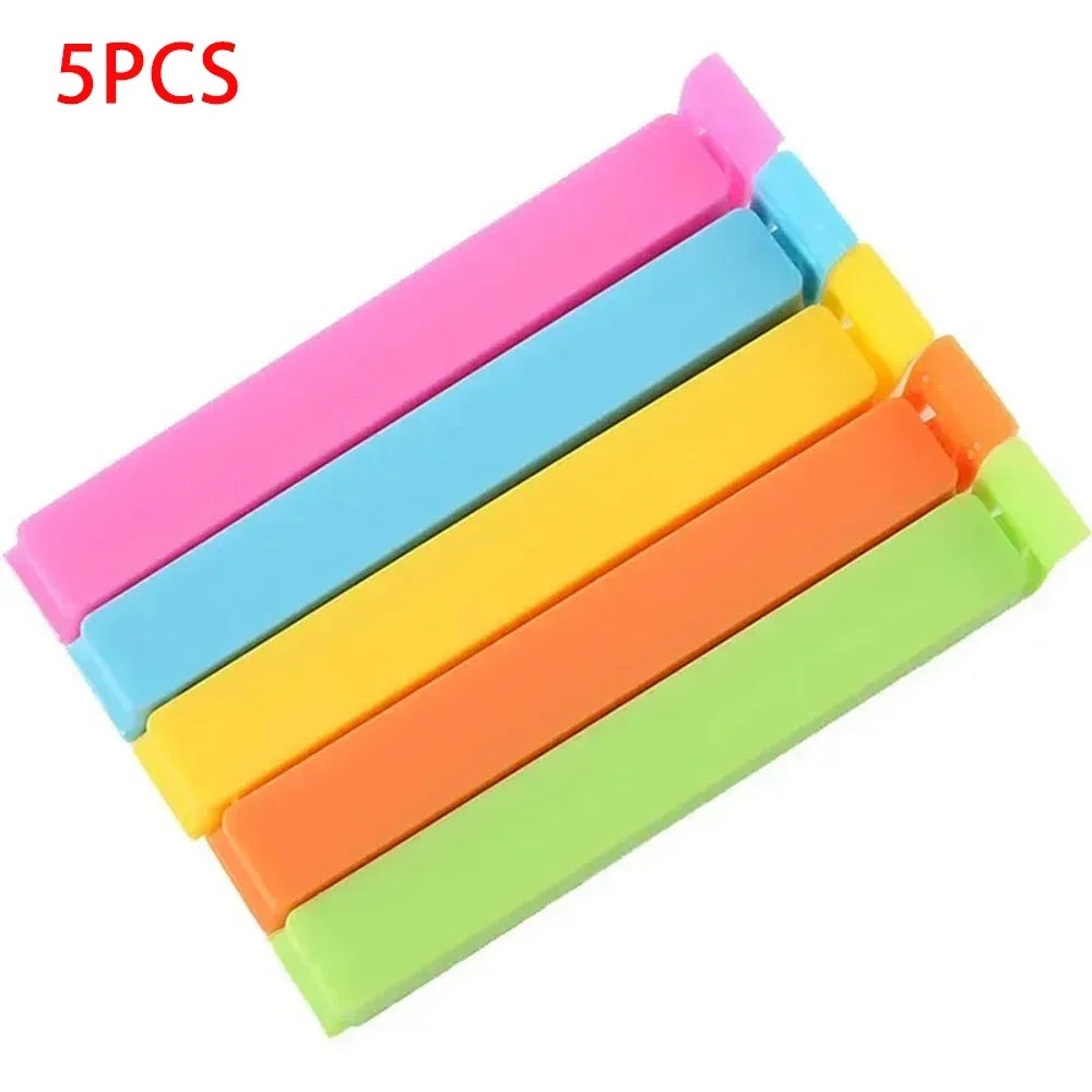 5/10/20PCS Portable Kitchen Food Snack Seal Sealing Bag Clips Sealer Clamp Plastic Tool Kitchen Accessories Kitchen items