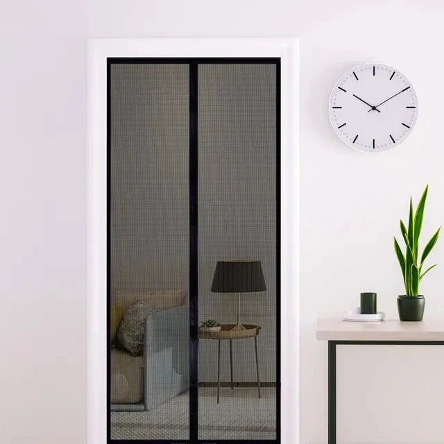 New No Punching Magnetic Screen Door Curtain Anti Mosquito Insect Fly Bug Automatic Closing Household Ventilation Door Curtain