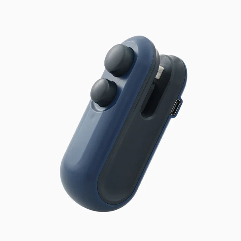 Mini Handheld Heat Bag Sealing Machine Plastic Food Package Sealer Clip-on Bag Sealer Portable Food Packaging Sealer
