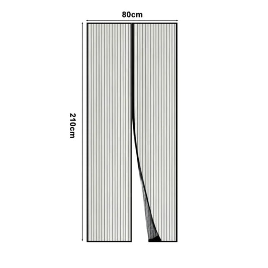 Magnetic Mosquito Net Curtain, Anti-Fly Auto Close Screen for Doors & Windows, Ventilation Mesh, No Drill Easy Install