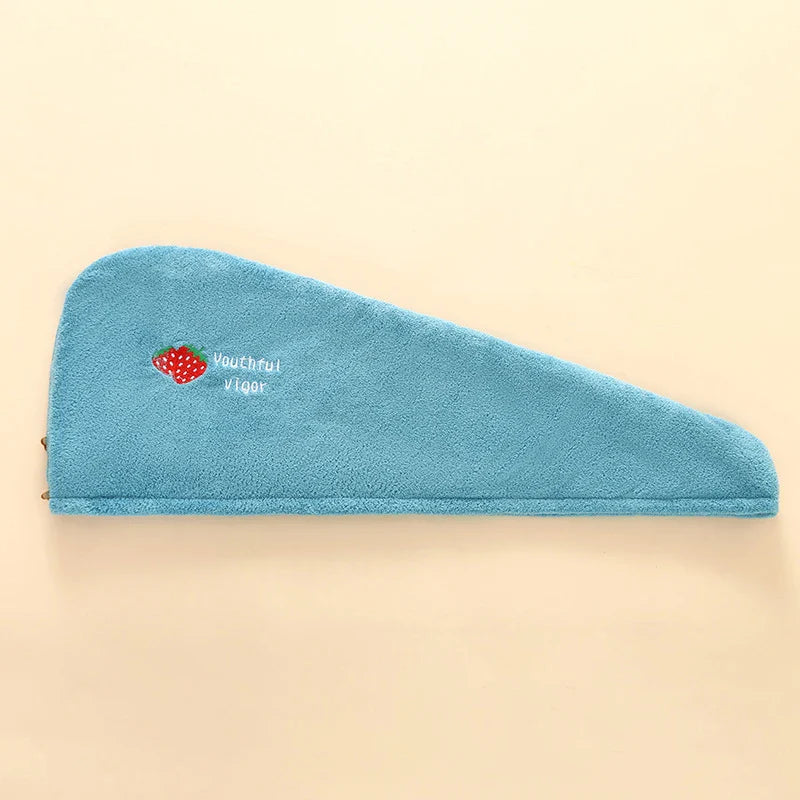 1pc Soft Quick-Dry Hair Towel - Absorbent Hair Drying Wrap for Women Girls, Bathroom Essential Hair Hat