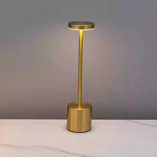 LED Cordless Touch Table Lamps Rechargeable Desk Lamp 3Colors Adjustable Bedside Creative Ambient Light Bar Room Decor Light