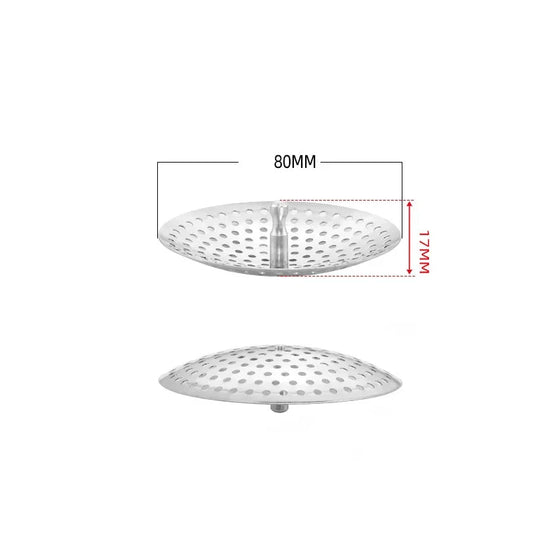 Kitchen Sink Strainer Stopper Stainless Steel Replacement Drain Filter Bathtub Hair Catcher Waste Hole Trap Bathroom Accessories