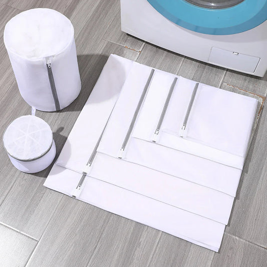 2/3/5PCS Mesh Nylon Clothing Storage Bag Anti Deformation Pants Sweater Special Washing Bag Wool Travel Packaging Bag