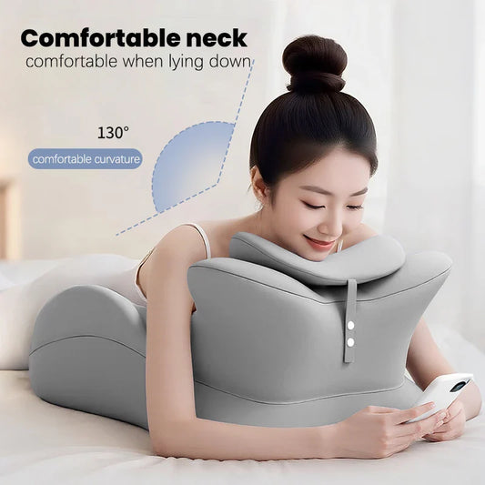 Multi-Positional Wedge Pillow Memory Foam Ergonomic Prone Pillow Prone Reading Cushion Pillows Bed Sleeping Pillow Removable