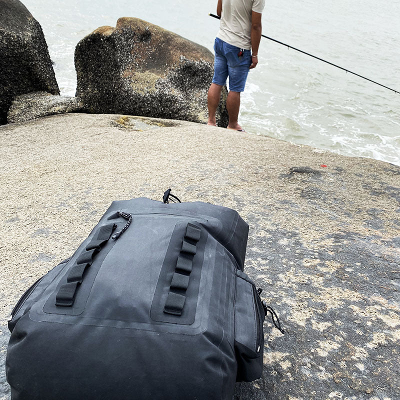 Waterproof Rucksack Shoulder Computer Fishing Gear Large Capacity Sea Fishing Bag