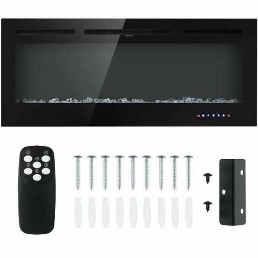 50" Electric Fireplace – Wall Mounted