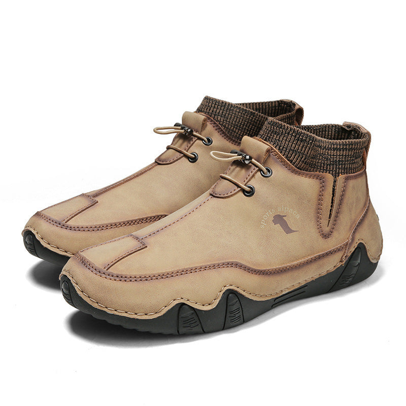 Men's Mid-top Martin Boots Fashion Octopus Outdoor