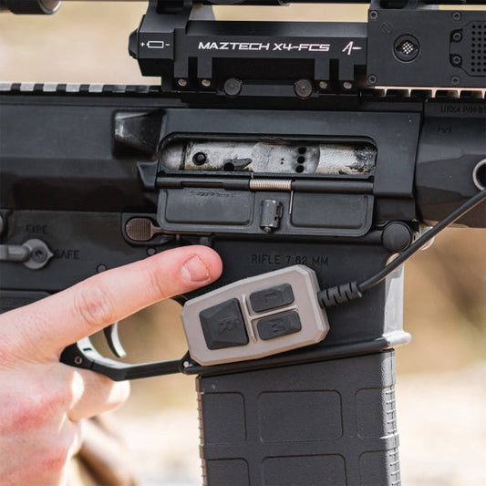 Maztech X4 Low-Profile Remote | Control X4 System Without Breaking Grip