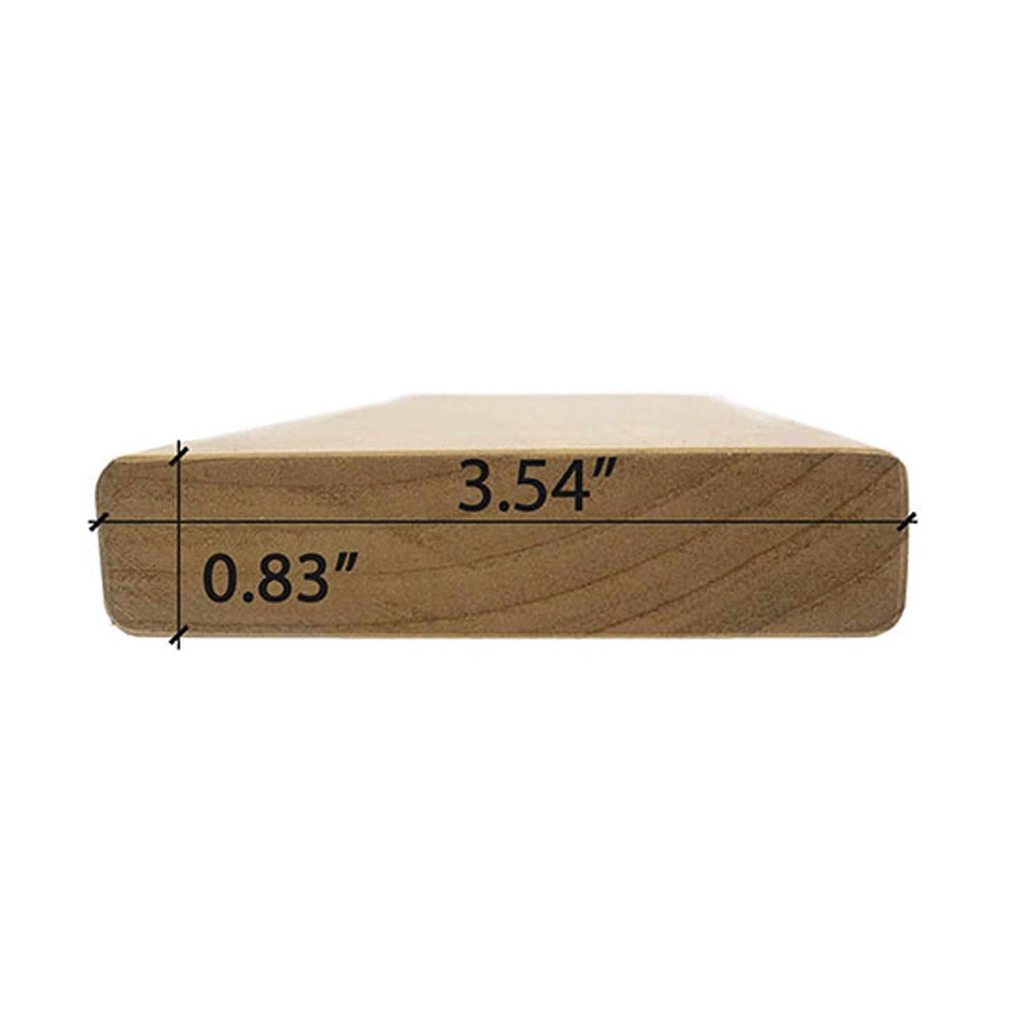 Prosaunas Thermo-Aspen 1X4 S4SEE SHP Sauna Bench Wood (SAK45924)