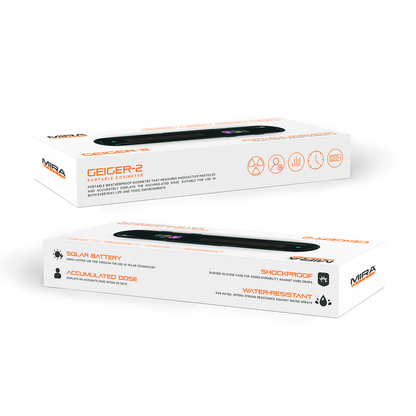 Mira Safety Geiger-2 | Rechargeable Portable Dosimeter