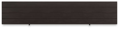 Darborn - 88" TV Stand With Electric Infrared Fireplace Insert - Gray / Brown