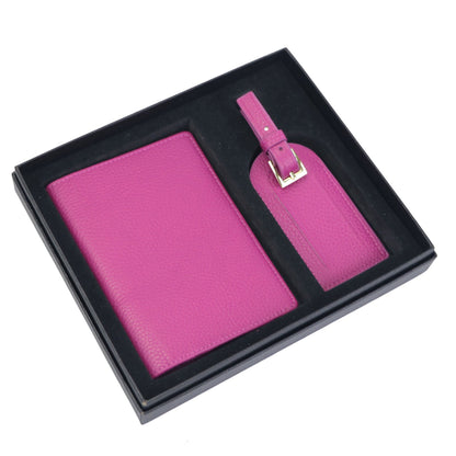 First Layer Cowhide Simple And Portable Vaccine Certificate Passport Holder