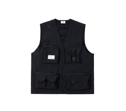 Boxi And Outdoor Functional Workwear Vest Men's And Women's Same Portable Loose Casual Jacket Camp Overalls