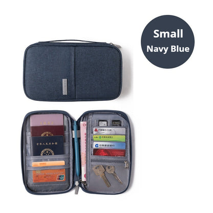 Portable Travel Airplane Waterproof Card Bag