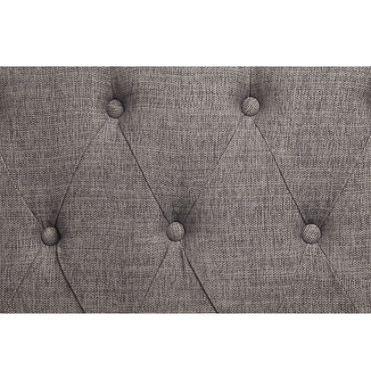 Florian - Chair - Gray Fabric & Antique White
