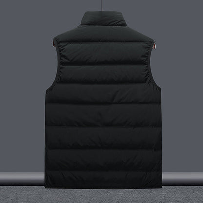 Thickened Down Jacket Stand-Up Collar Lightweight Couples Vest Outerwear