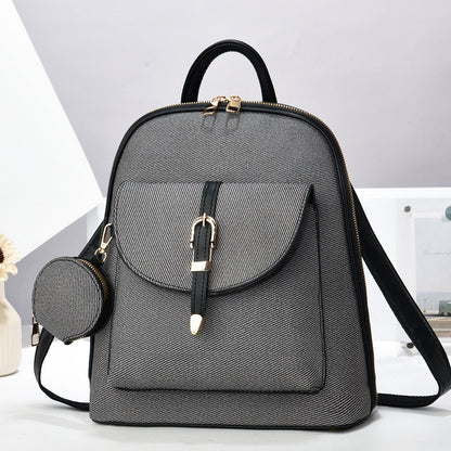 Multi-functional One-shoulder Ladies Travel Backpack Crossbody