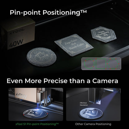 xTool S1 + 1064nm IR Laser Kit: Enclosed Diode Laser Engraver & Cutter