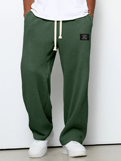 Men's Spring And Autumn Fashion Brand Loose Drooping Straight Exercise Casual Pants