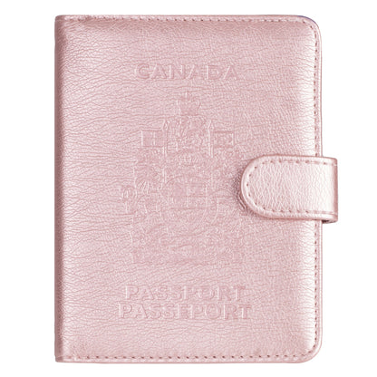 Buckle Canadian Anti-magnetic Passport Cover