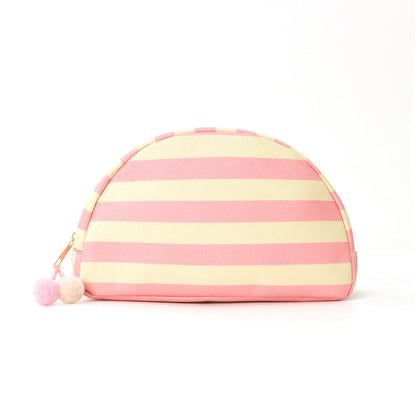 Striped Fashionable Shell-Shaped Makeup Bag