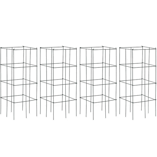 4 Pack Garden Trellis for Climbing Plants for Flower Vegetable
