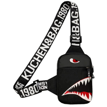 Men's Outdoor Travel Color Graffiti Shoulder Bag