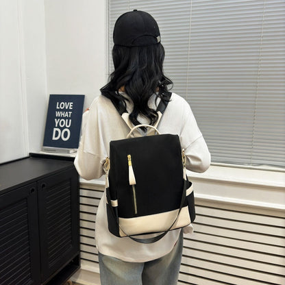 Anti-theft Backpack Soft Texture Large Capacity Women's Backpack Out Travel Bag Tide