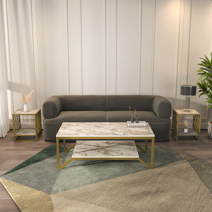 Flora & Norm Living Room Table Set