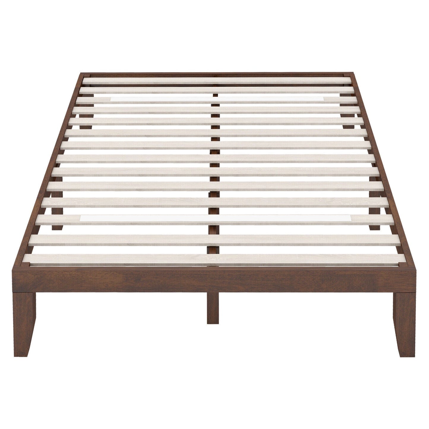 Queen Size 14 Inch Wooden Bed Mattress Frame
