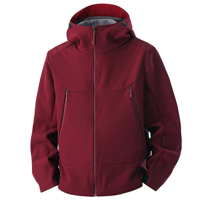 Soft Shell Men's Windproof Waterproof Outdoor Shell Jacket