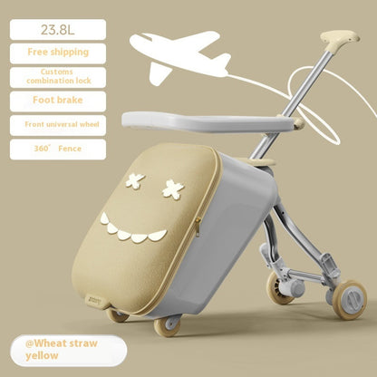 Luggage Children's Riding And Boarding Machine Trolley Case