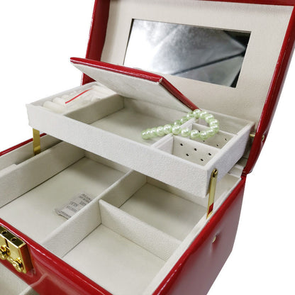 Jewelry Box Organizer Portable Travel Earring Holder and Ring Necklace Storage Case