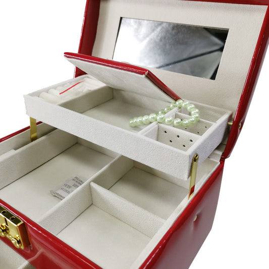 Jewelry Box Organizer Portable Travel Earring Holder and Ring Necklace Storage Case