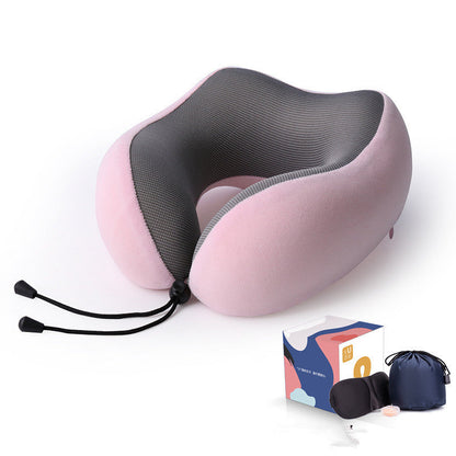 Slow Rebound Memory Foam Pillow Travel U-Shaped Pillow