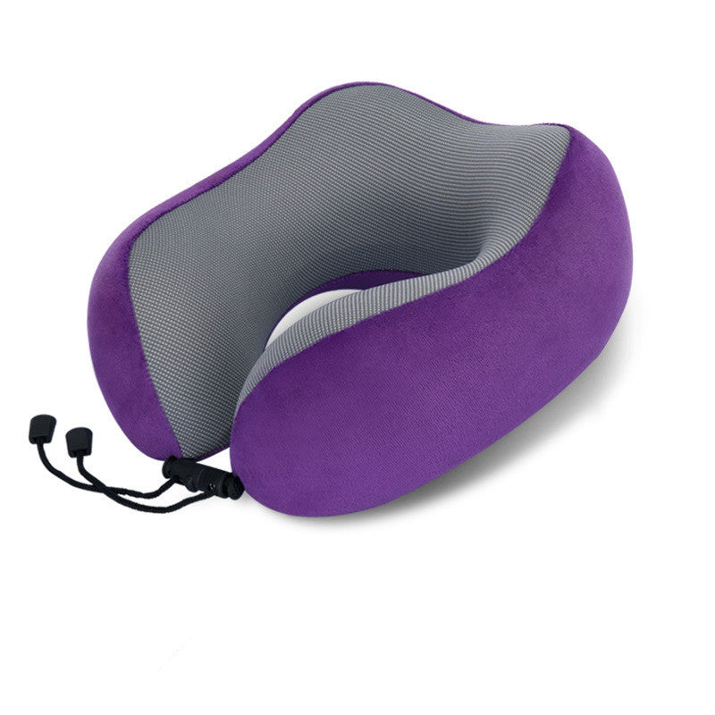 Slow Rebound Memory Foam Pillow Travel U-Shaped Pillow