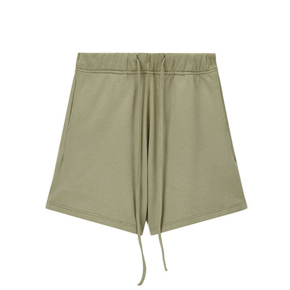 Short Terry Sweatpants Trendy Brand Loose All-Match Sports Shorts Drawstring Five Points Pants